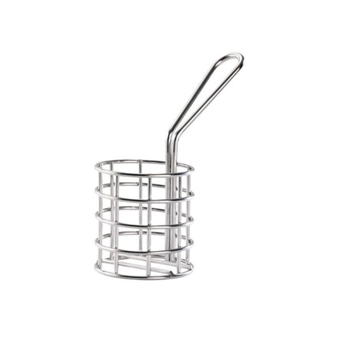Mini freidora acero inoxidable redonda Ø45mm A51mm - 6Uds