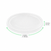 Tapa de PP moldeada por inyección para 294PCPP 600, 750 y 1000 ml H5mm - 500Uds