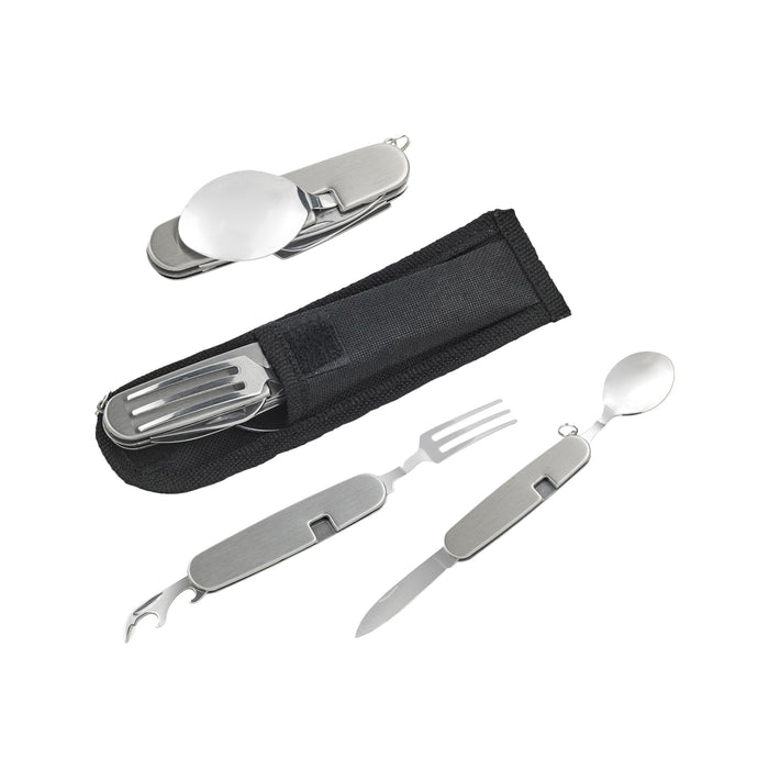 Kit Cubiertos de Bolsillo multifunción POCKET 87x16mm A10mm - 24Uds