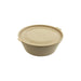 Cuenco reutilizable PP injectado beige con tapa transparente tapa 180ml Ø102mm A36mm - 1000Uds