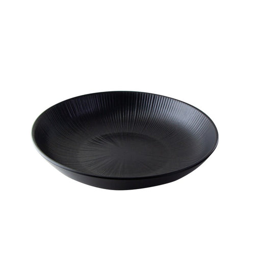 Black Phoenix plato hondo negro reutilizable 950ml Ø227mm A46mm - 12Uds