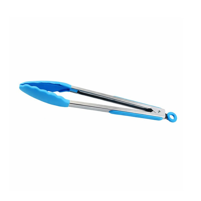 Pinzas de cocina de acero inoxidable con puntas de silicona 340 - 5Uds