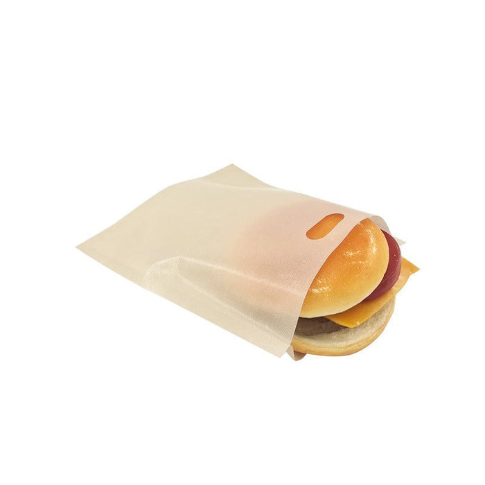 Bolsa de silicona marrón claro para tostadora 160x180mm - 10Uds