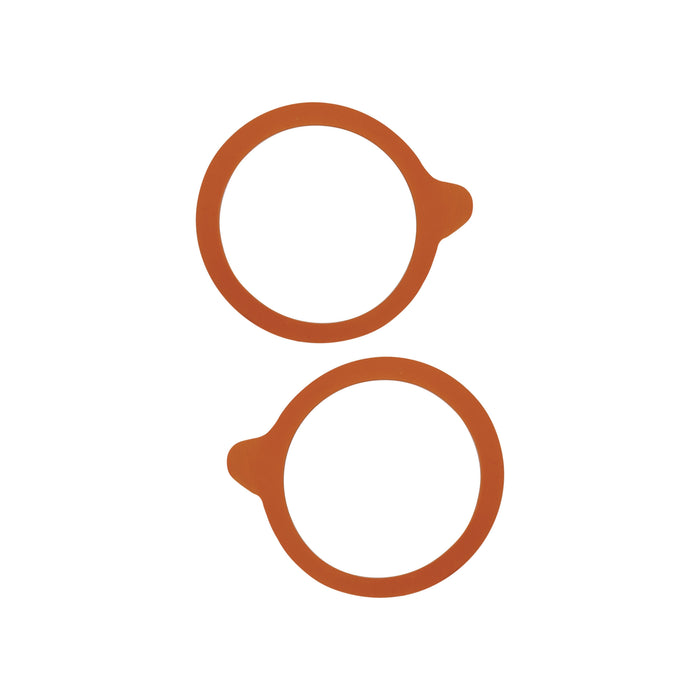 Sello hermético de conservación 80mm para tarro WECK naranja - 10Uds
