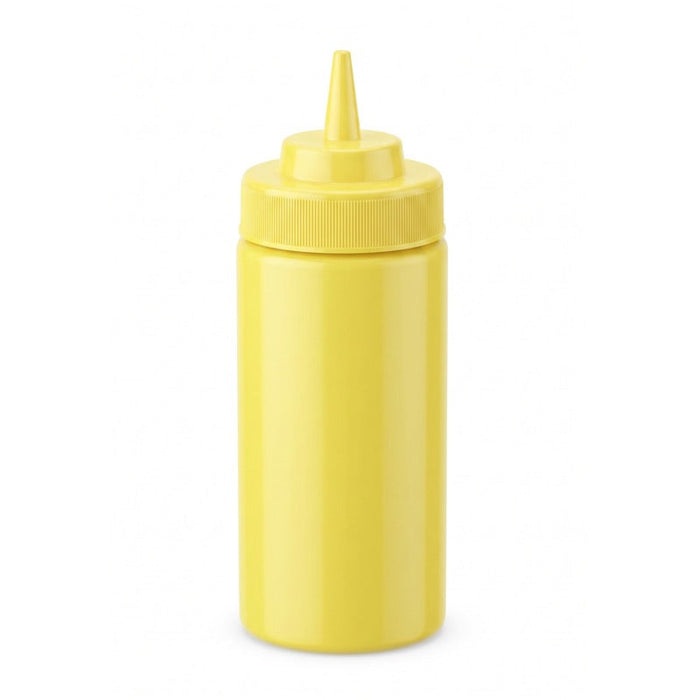 Exprimidor suave amarillo 1 punta, plástico sin BPA H185mm 230ml - 6Uds