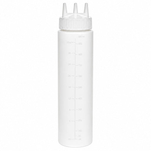 Exprimidor suave transparente 3 punta, plástico sin BPA H295mm 920ml - 6Uds