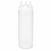 Exprimidor suave transparente 3 punta, plástico sin BPA H195mm 350ml - 6Uds