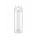 Exprimidor suave transparente 3 punta, plástico sin BPA H195mm 420ml - 6Uds