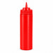 Exprimidor suave rojo 1 punta, plástico sin BPA H195mm 350ml - 6Uds