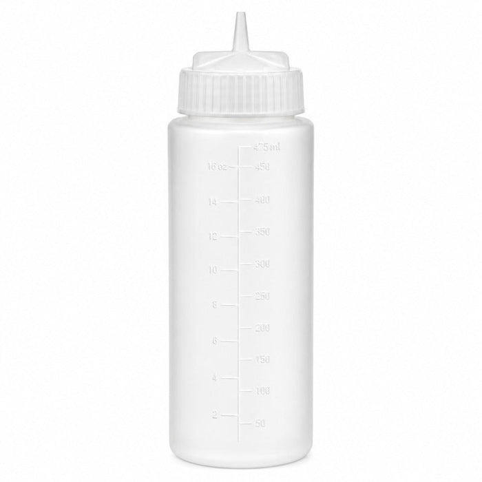 Exprimidor suave transparente 1 punta, plástico sin BPA H195mm 350ml - 6Uds