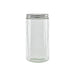 Combo tarro de Cristal BOKOJAR redondo con tapa de aluminio 1000ml Ø88mm A187mm - 30Uds