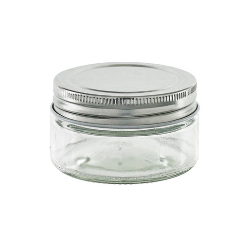 Combo tarro de Cristal BOKOJAR redondo con tapa de aluminio 100ml Ø70mm A43mm - 90Uds