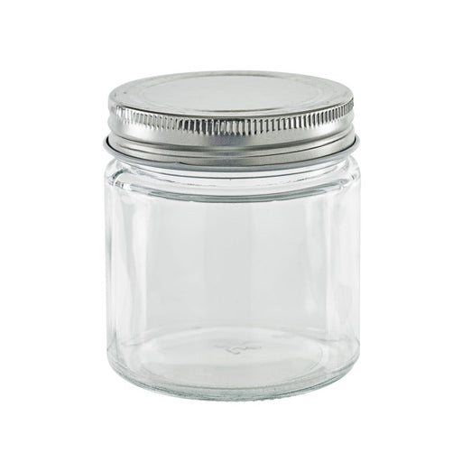 BOKOJAR TARRO DE CRISTAL REDONDO CON TAPA DE ALUMINIO H88mm 250ml - 20Uds