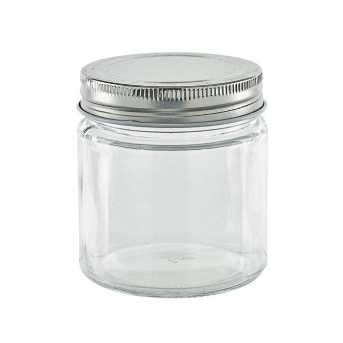BOKOJAR TARRO DE CRISTAL REDONDO CON TAPA DE ALUMINIO H88mm 250ml - 20Uds