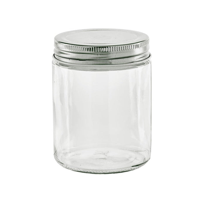 BOKOJAR TARRO DE CRISTAL REDONDO CON TAPA DE ALUMINIO H98mm 300ml - 20Uds