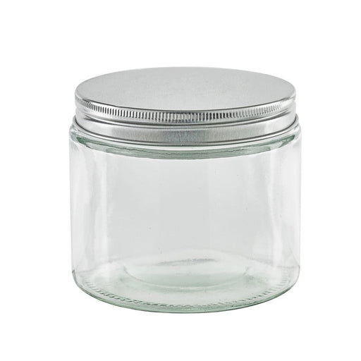 Combo tarro de Cristal BOKOJAR redondo con tapa de aluminio 390ml Ø88mm A81mm - 50Uds