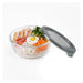 Bol de borosilicato COOK SHOW compartimentado + tapa de PP 930ml A66mm - 18Uds