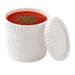 Bol de vidrio opal COOK SHOW+ tapa PP 500ml A96mm - 24Uds