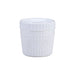 Bol de vidrio opal COOK SHOW+ tapa PP 500ml A96mm - 24Uds