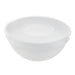 Combo bol Cook Show de vidrio opal + tapa PP 1140ml - 12Uds