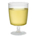 Vaso para vino de plástico transparente reutilizable en PS 150ml A100mm - 300Uds