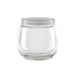 Tarro de Cristal BOKOJAR esférico con tapa PP 200ml A73mm - 105Uds