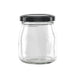 Combo tarro de Cristal BOKOJAR para pudding con tapa de hierro negra 150ml A80mm - 120Uds
