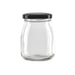 Tarro de Cristal BOKOJAR para pudding con tapa de hierro negra 200ml A91mm - 84Uds