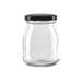 BOKOJAR TARRO DE CRISTAL PARA PUDDING CON TAPÓN DE HIERRO NEGRO H91mm 200ml - 30Uds