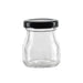 Combo tarro de Cristal BOKOJAR para pudding con tapa de hierro negra 50ml A58mm - 240Uds