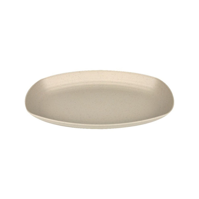 Plato Ovalado Reutilizable Huskly Beige 290x180mm A32mm - 48Uds