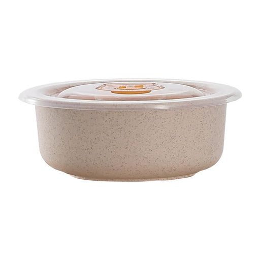 Cuenco Reutilizable Huskly Beige con Tapa de PP 900ml Ø150mm A75mm - 20Uds