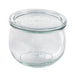 Combo bote de cristal con tapa de cristal WECK 480ml A85mm - 6Uds