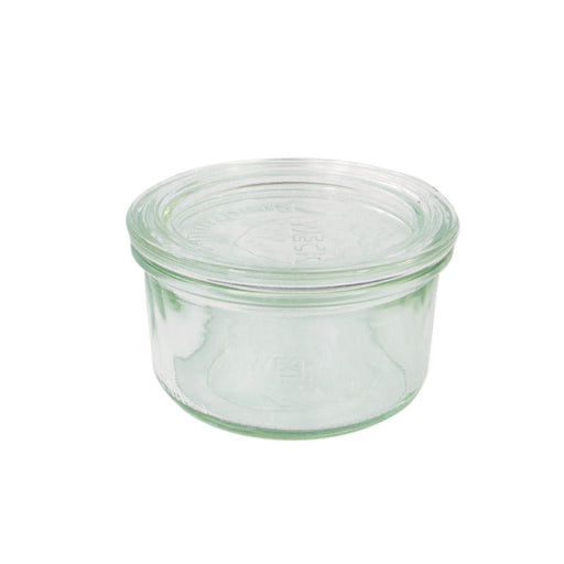 Combo tarro Bokocook de cristal WECK con tapa de cristal 165ml A50mm - 12Uds