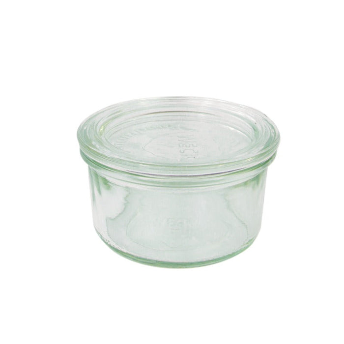 Combo tarro Bokocook de cristal WECK con tapa de cristal 165ml A50mm - 12Uds