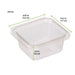 Envase rectangular PLA transparente con tapa bisagra 370ml 126x117mm A56mm - 700Uds