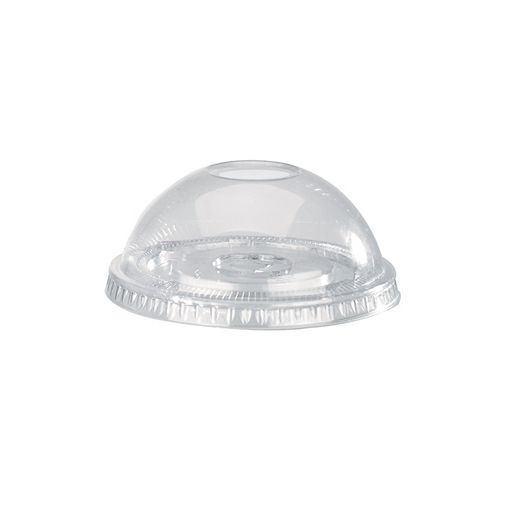 Tapa cúpula transparente de plástico con agujero H45mm
