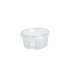 Combo Tarrina Deli PET redonda transparente con tapa plana 250ml Ø100mm A50mm - 500Uds