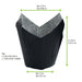 Papel negro tulipa de cocción antigrasa 150x150mm A80mm - 1200Uds