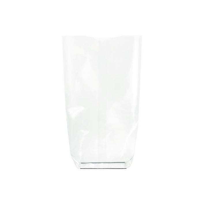 Bolsa transparente con base de cartón 120 H260mm