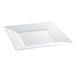 “Quadra” Plato transparente cuadrado 210x210mm H40mm