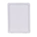Plato rectangular blanco de cartón 270x200mm - 150Uds