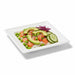 Plato blanco cuadrado de pulpa 160x160mm - 576Uds