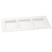 Plato de pulpa 3 compartimentos Tapas 260x110mm - 48Uds