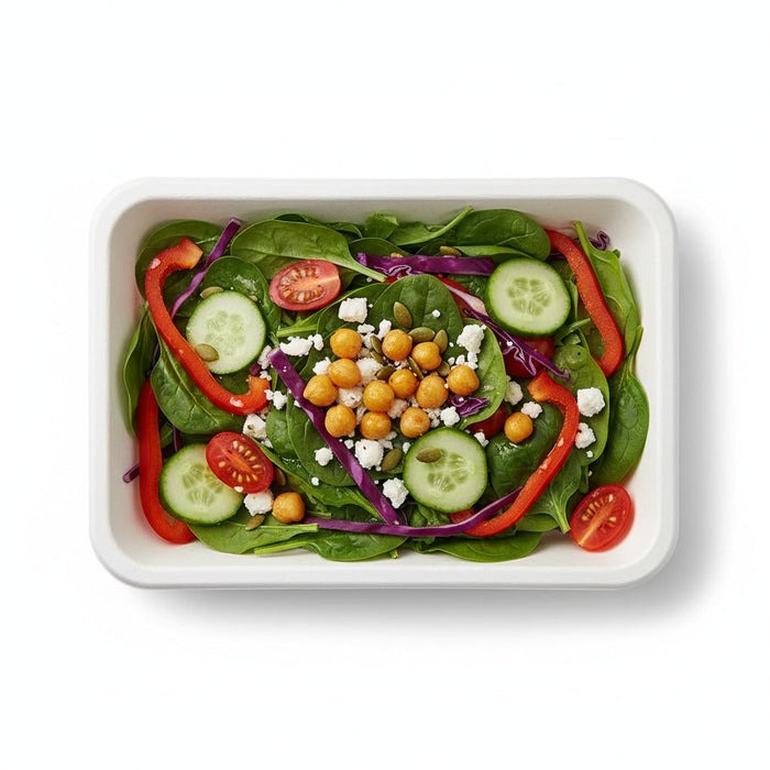 Bandeja catering rectangular de pulpa 455x305mm - 24Uds