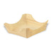 Platito cuadrado de madera Ø95mm A35mm - 288Uds