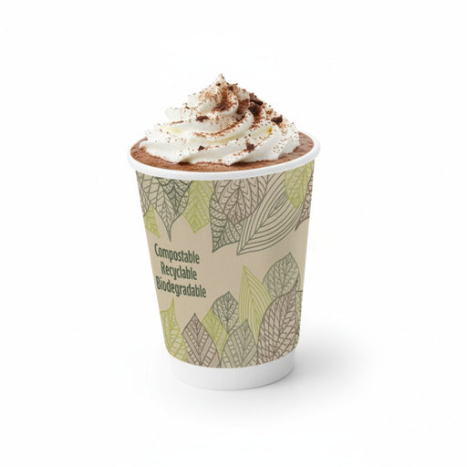 Vaso de cartón con doble capa 340ml A110mm - 300Uds