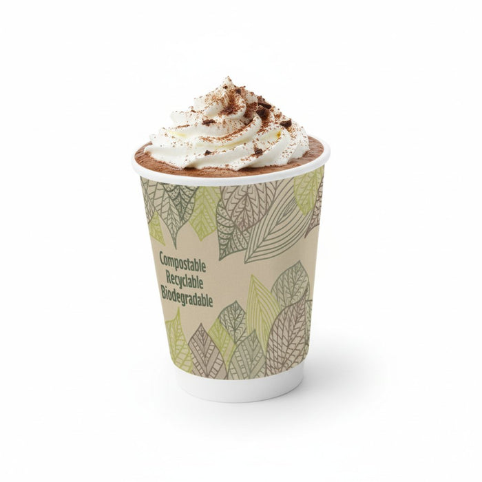Vaso de cartón con doble capa 340ml A110mm - 300Uds