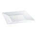 Plato transparente cuadrado 240x240x40mm - 60Uds