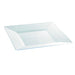 Plato transparente cuadrado 240x240x40mm - 60Uds
